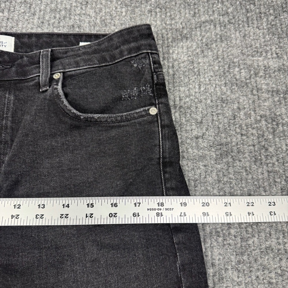 Citizens of Humanity Zurie Jeans Womens 29 Black Straight Leg High Rise Denim - Picture 13 of 16